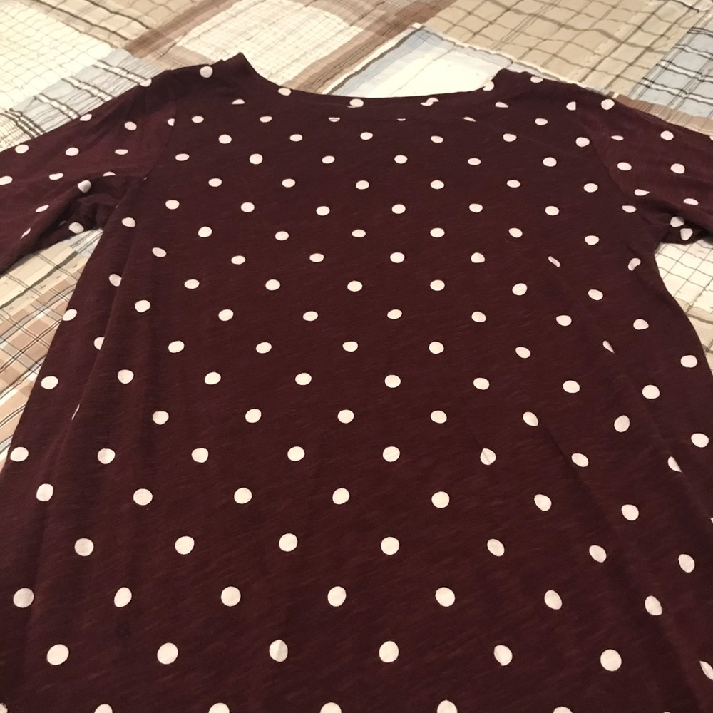 Women’s polka dot shirt